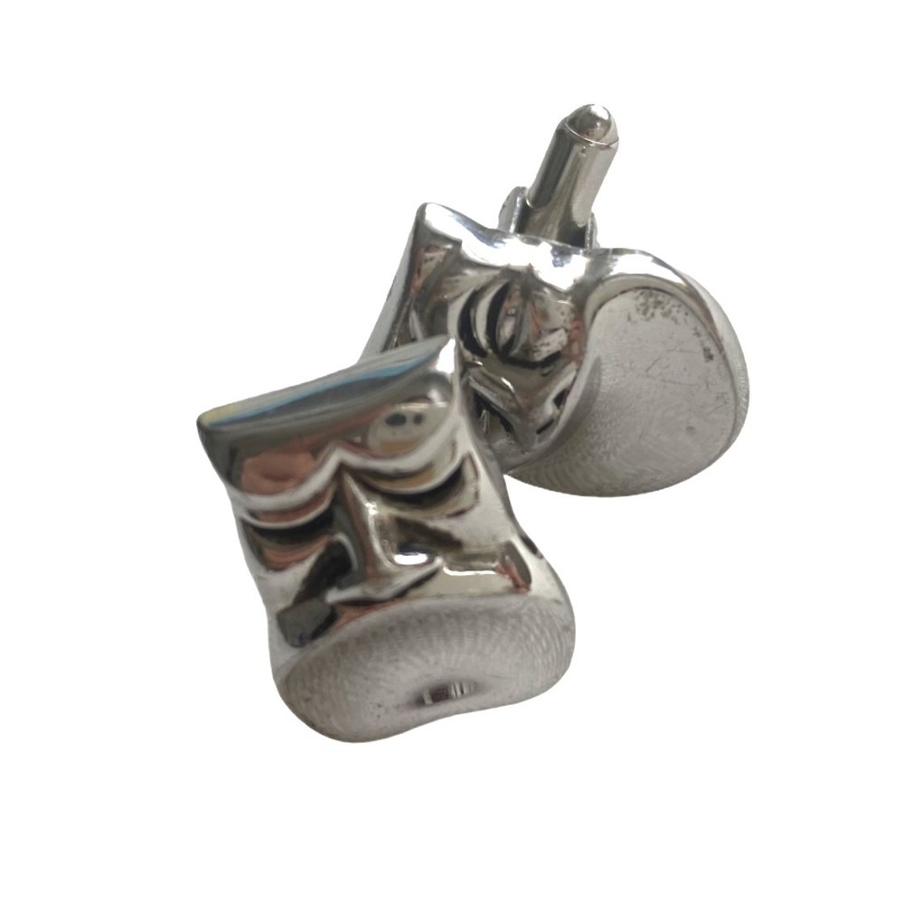 Vintage COMEDY & TRAGEDY Masks Theater Theatre Performing Arts Men's Cufflinks - Picture 6 of 9